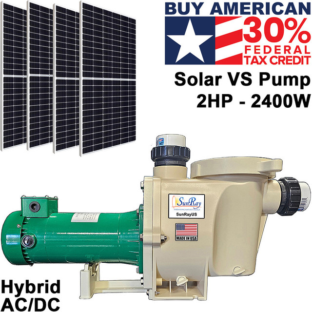 AquaFlo 2 HP Solar Pool Pump