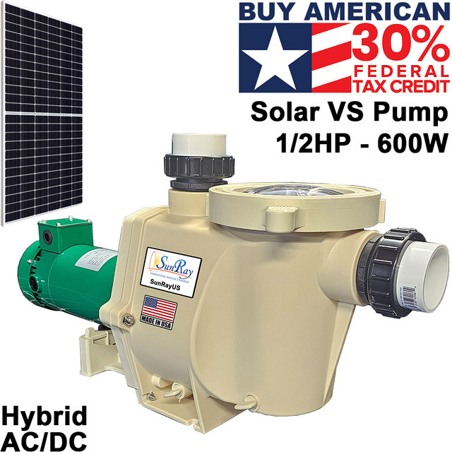 AquaFlo 1/2 HP Solar Pool Pump